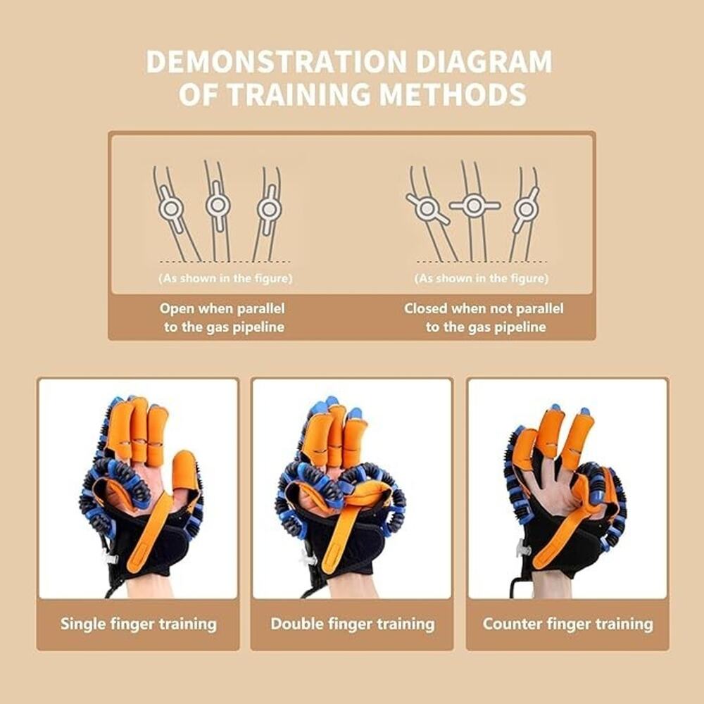 Rehabilitation robot gloves, stroke rehabilitation equipment with USB charging - Picture 3 of 5
